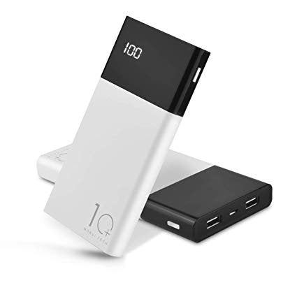 Morui ml10 power bank 10000mah with led smart screen display