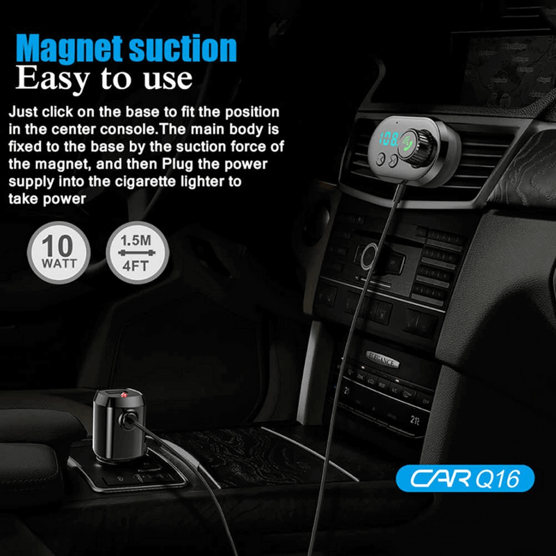 Car q16 mp3 bluetooth player with aroma air freshener