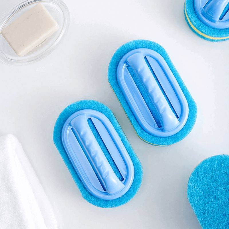 Magic sponge brush with handle