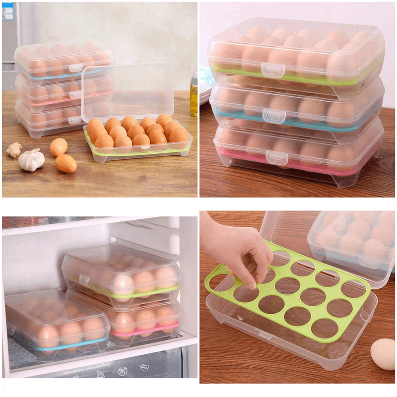 15 grids egg storage