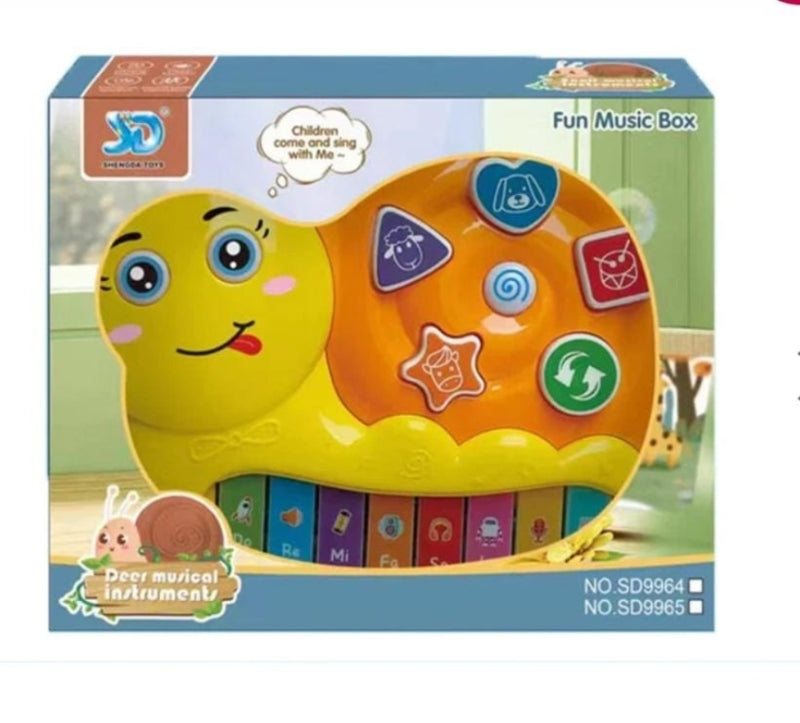 Kids battery operated snail piano - Prozone