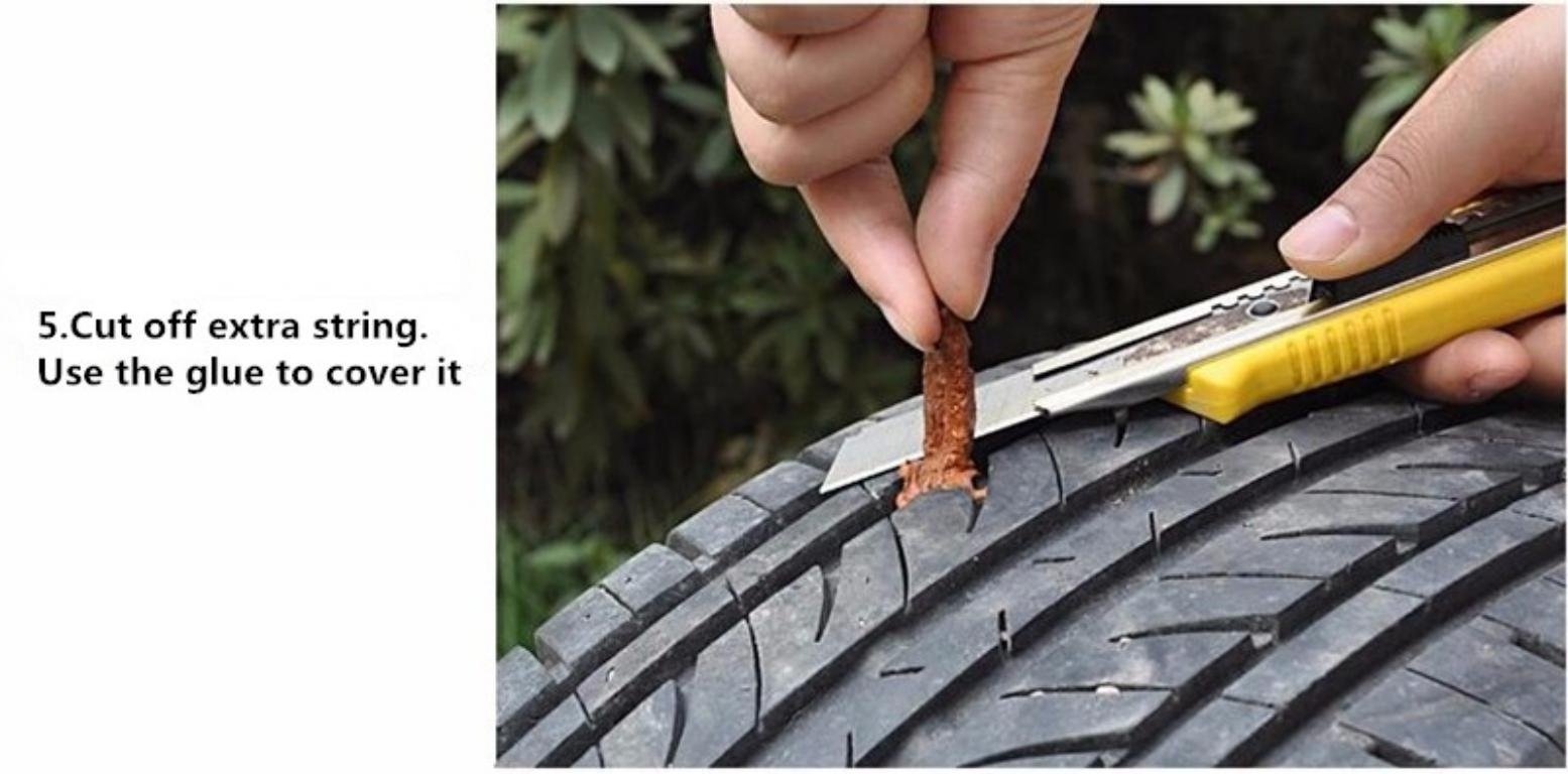 Auto car tire repair kit tubeless tire tyre puncture
