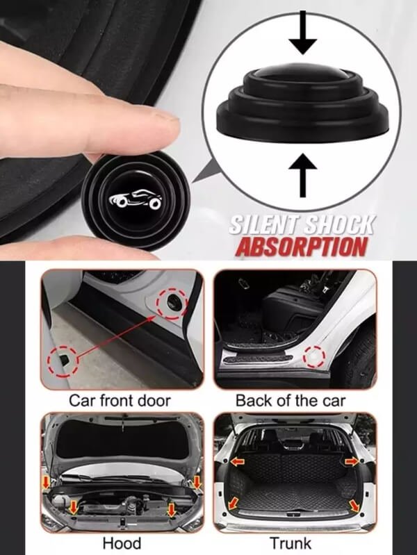 Self adhesive car door shock absorber car protection sticker-24 pcs