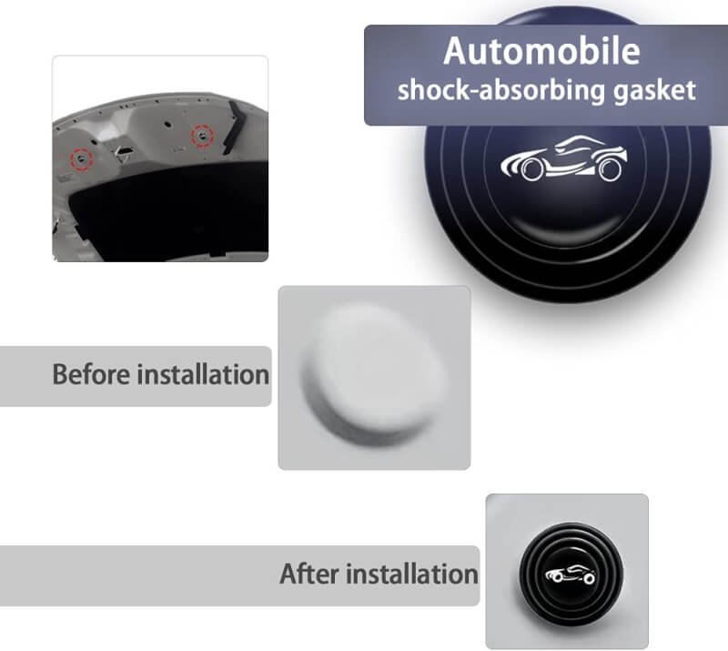 Self adhesive car door shock absorber car protection sticker-24 pcs