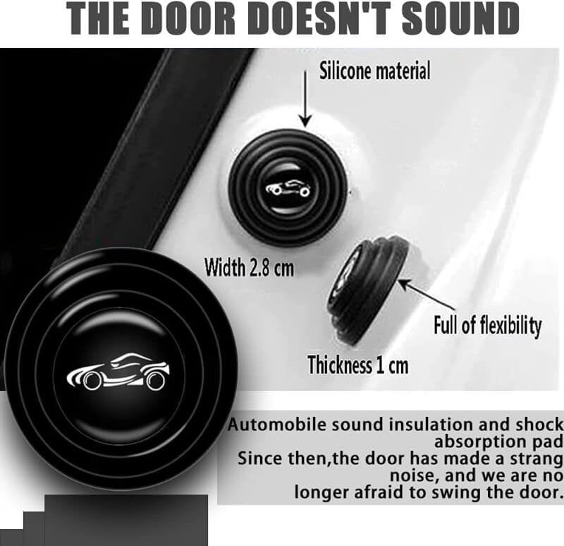 Self adhesive car door shock absorber car protection sticker-24 pcs