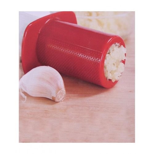 Garlic masher peeler - red