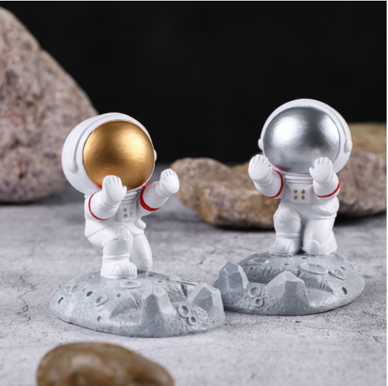 Astronaut plastic spacesuit figurine  phone holder - Prozone