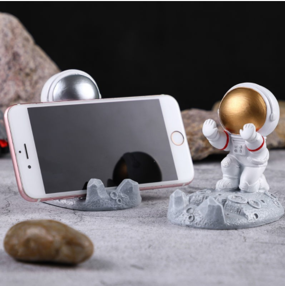 Astronaut plastic spacesuit figurine  phone holder - Prozone
