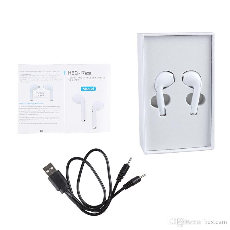 Hbq i7 tws twins true wireless earbuds with charging box