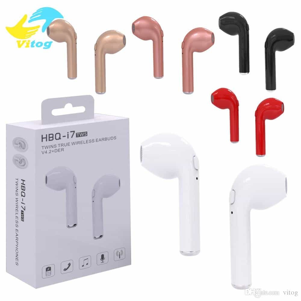 Hbq i7 tws twins true wireless earbuds with charging box
