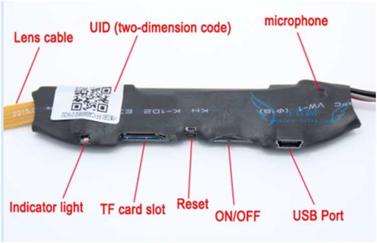 Mini pinhole hidden camera wifi with mic