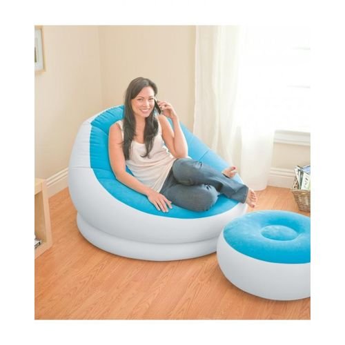 Inflatable cafe chaise chair - multicolor