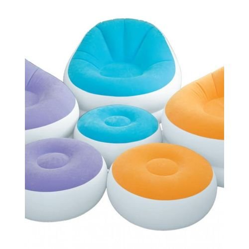 Inflatable cafe chaise chair - multicolor