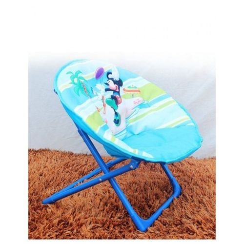 Disney mickey & donald foldable saucer chair for kids - blue