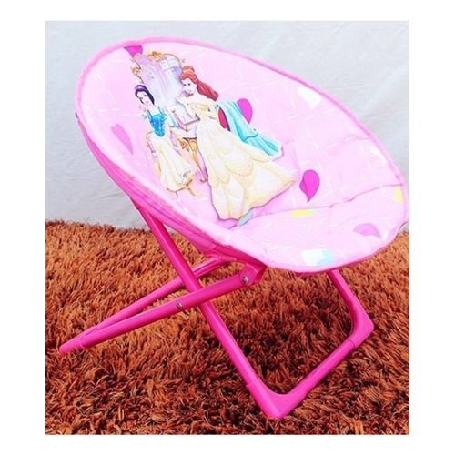 Disney princess foldable saucer chair for kids - pink