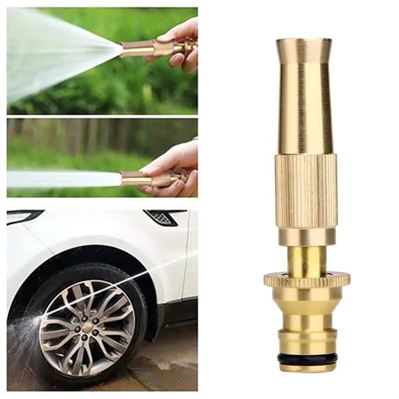 Smart metal waterjet high-pressure spray nozzle