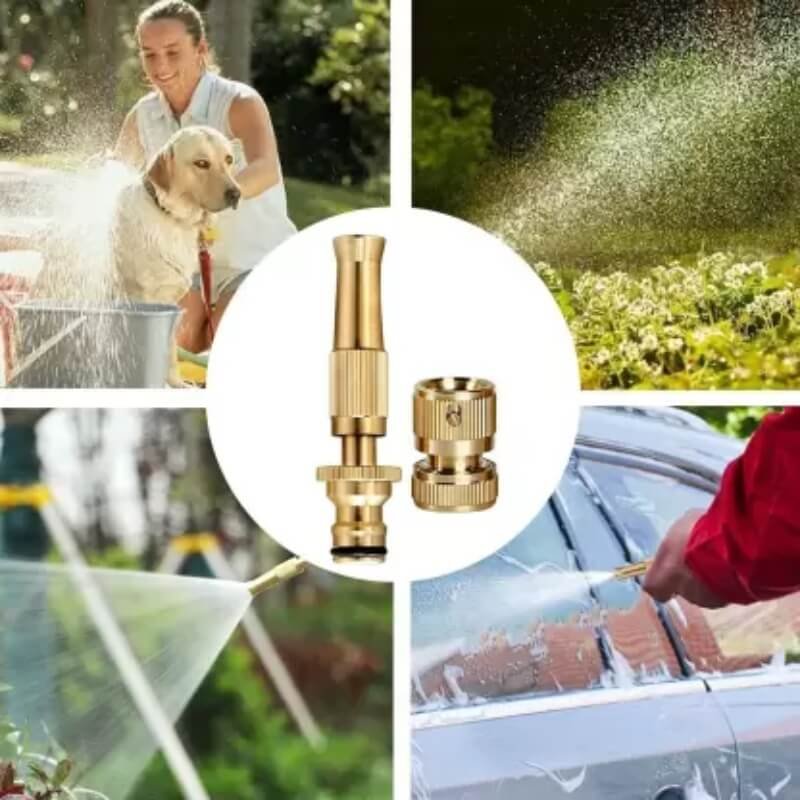 Smart metal waterjet high-pressure spray nozzle