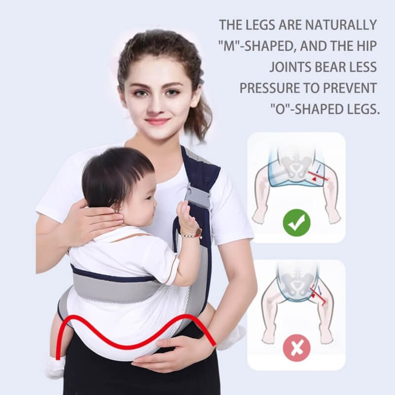 Breathable baby mesh carrier sling