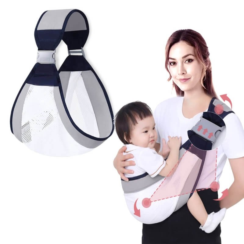 Breathable baby mesh carrier sling