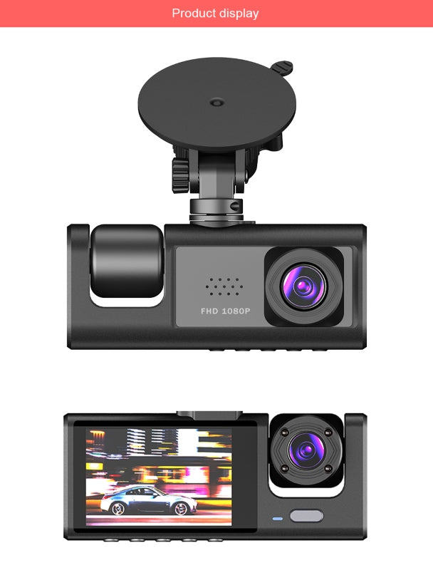 3 channel k02 dash cam 2.5k 1080p with builtin gps wifi - Prozone