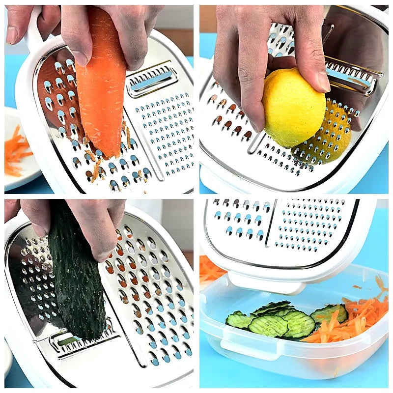 Round Grater With Storage Box - Prozone