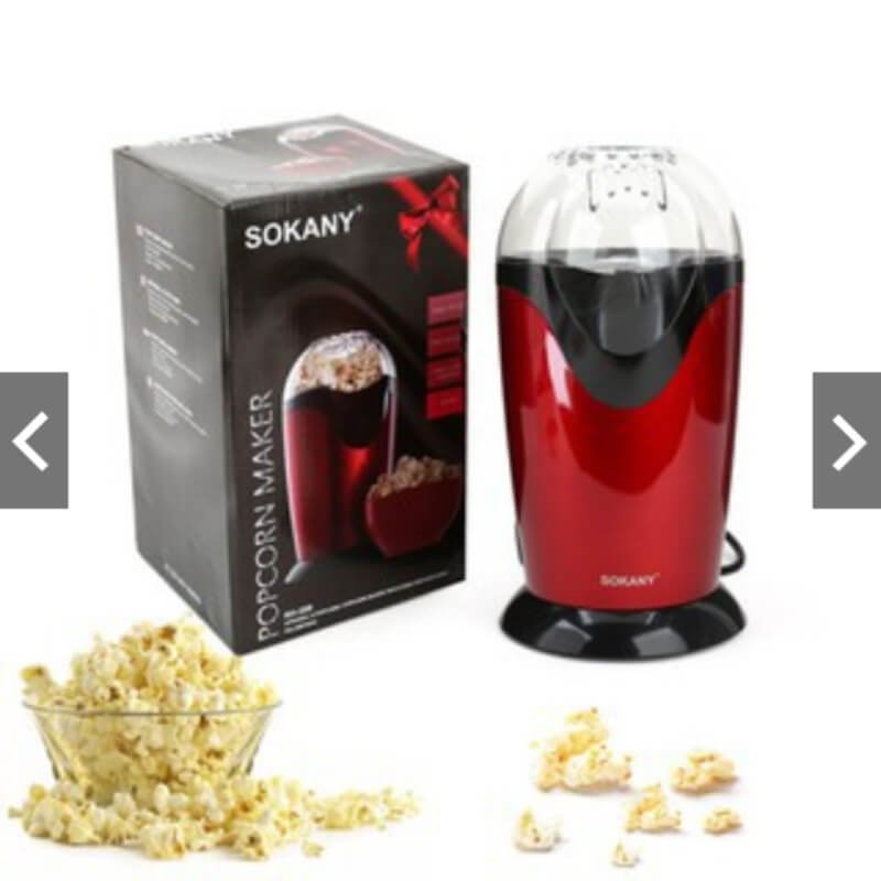 Oil free home made popcorn maker