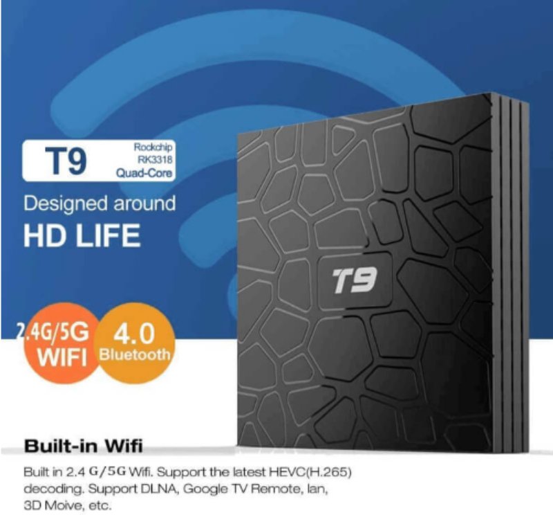 T9 android tv box 4gb ram 64gb rom