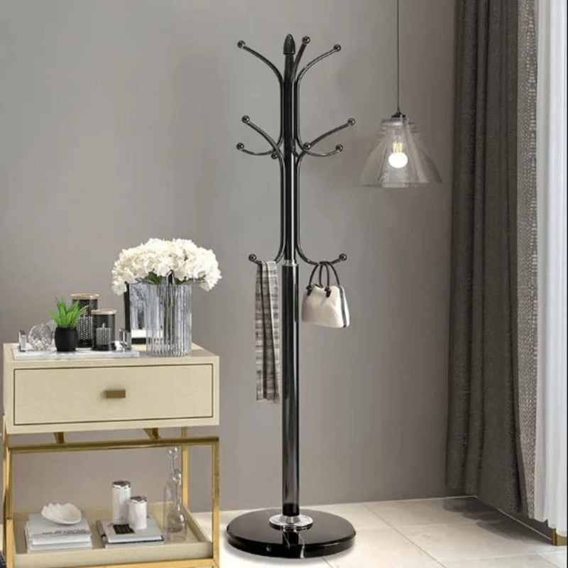 Simple metal coat rack