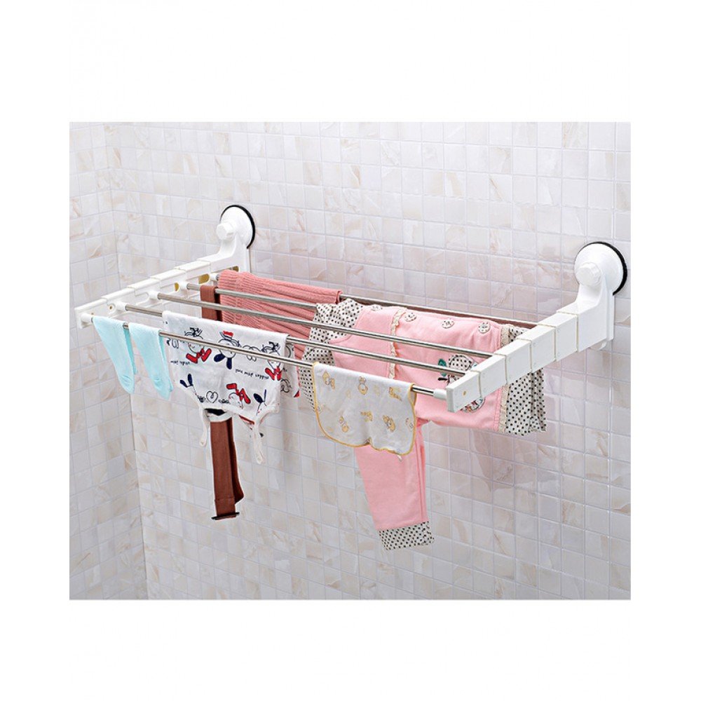 Telescopic hanging rack magic suction cup