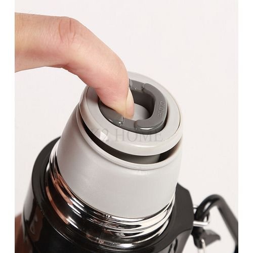 Thermal insulation bottle steel with rubber caring strip