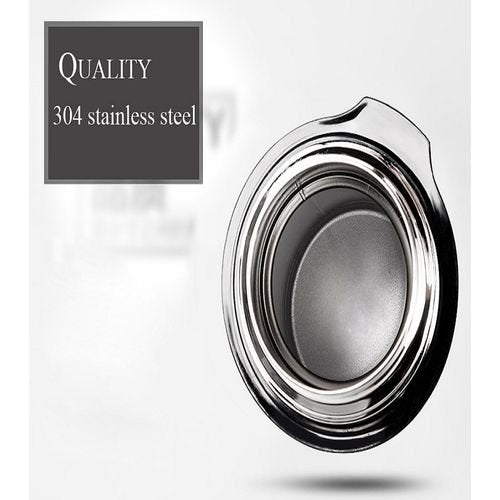 Thermal insulation bottle steel with rubber caring strip