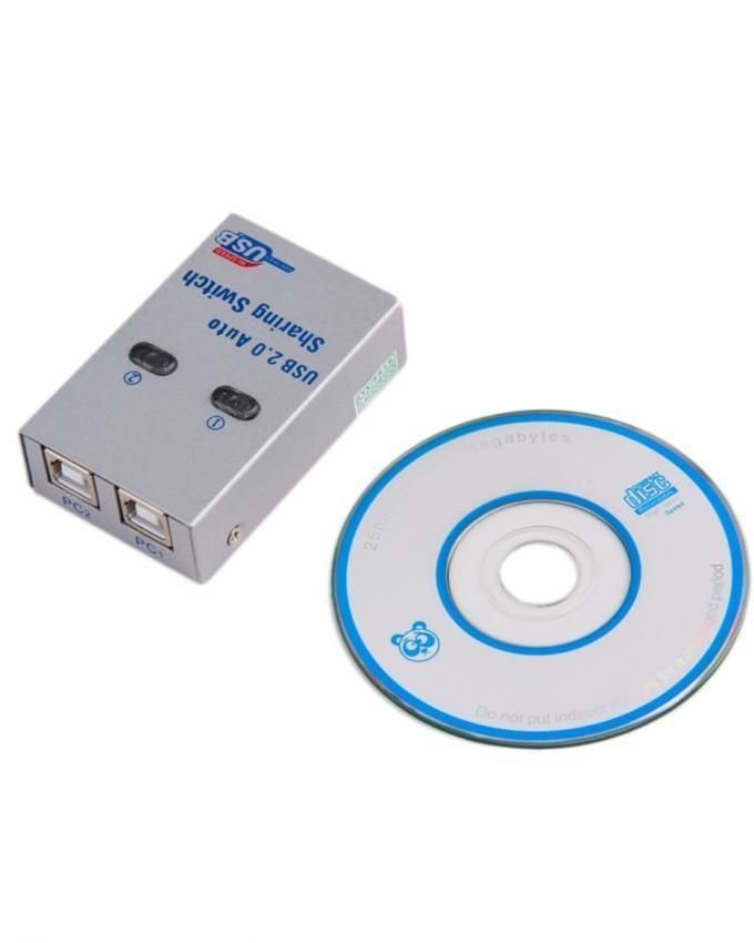 Usb printer auto data switch 2 port