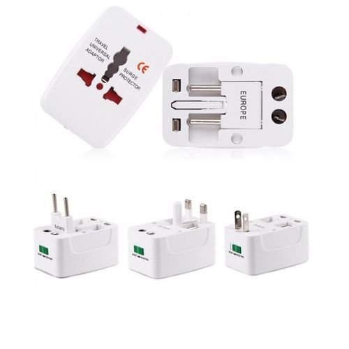 Universal multi socket for traveling - white