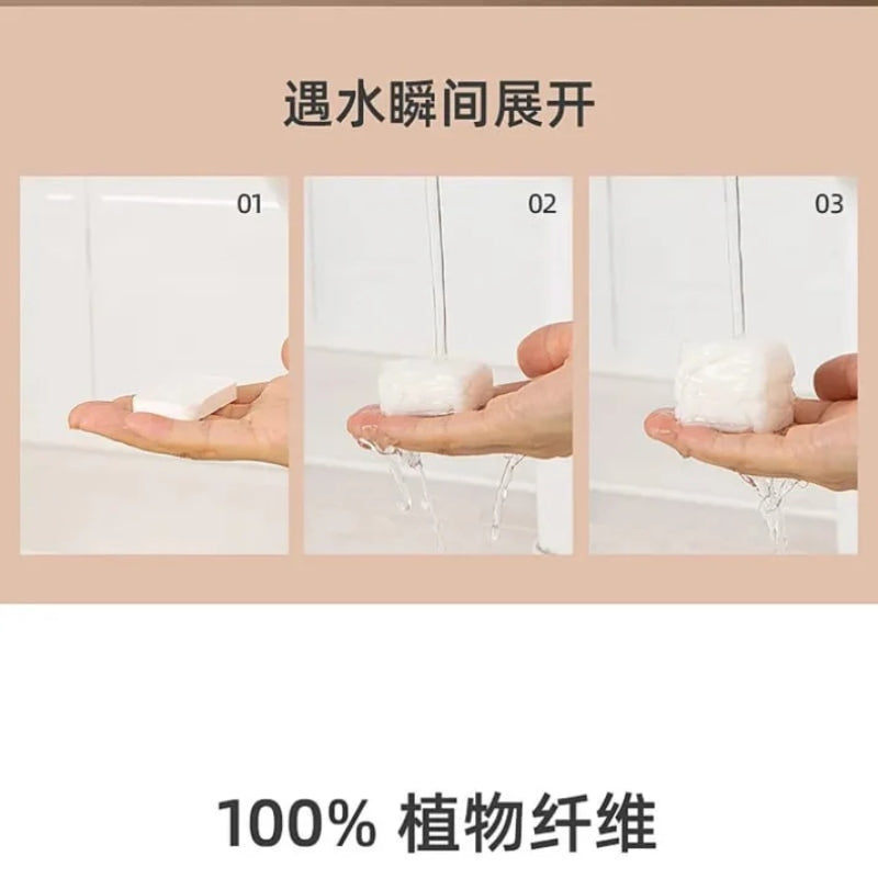 7 pcs portable washable reusable compressed towel tablets - Prozone