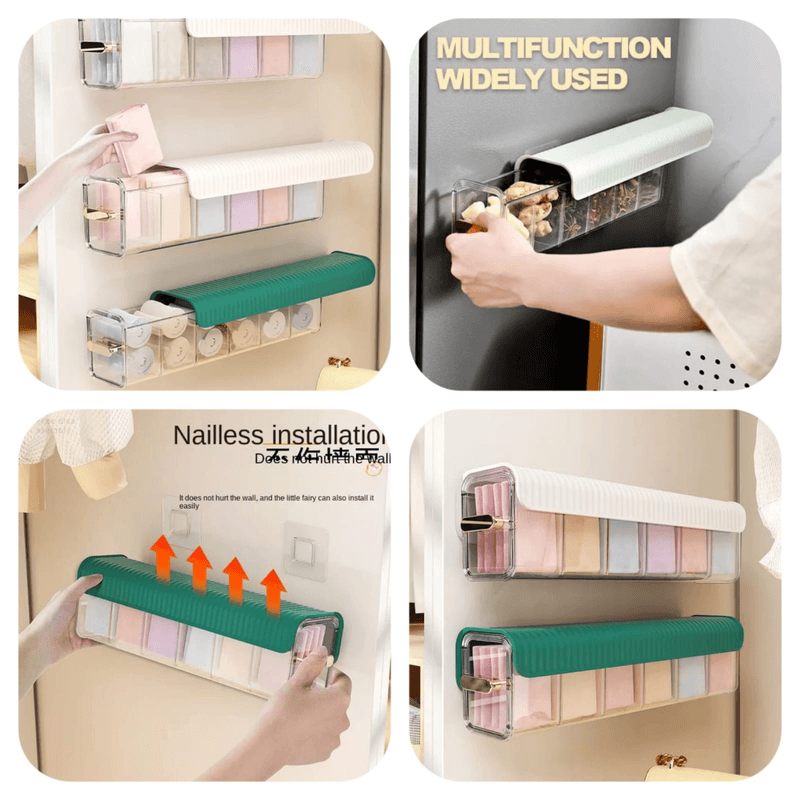 Multifunctional wall hanging organizer