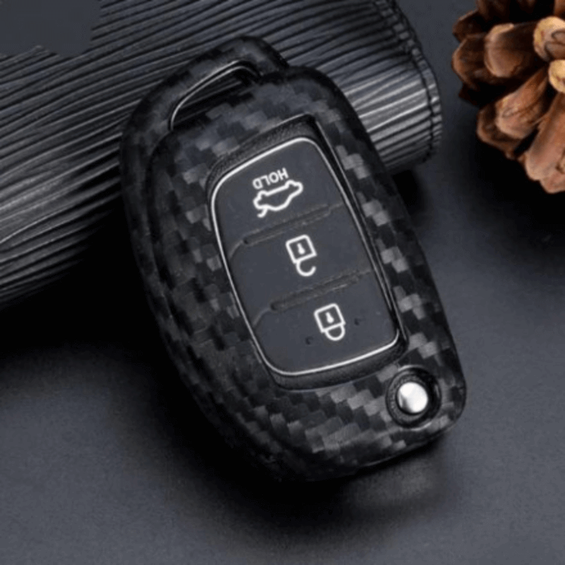 Carbon car key cover hyundai tucson