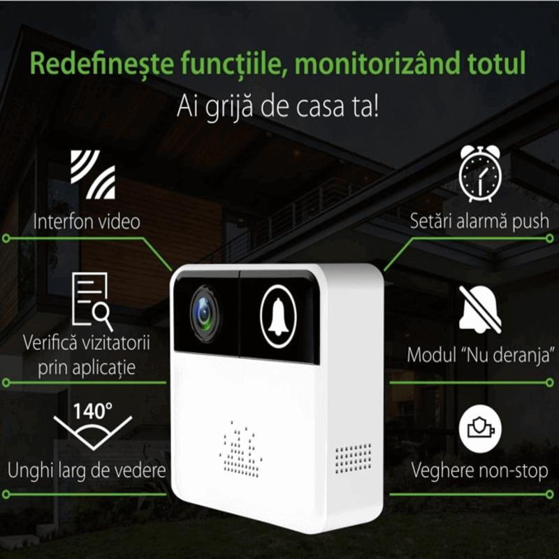 Ids1 smart video doorbell with wireless camera