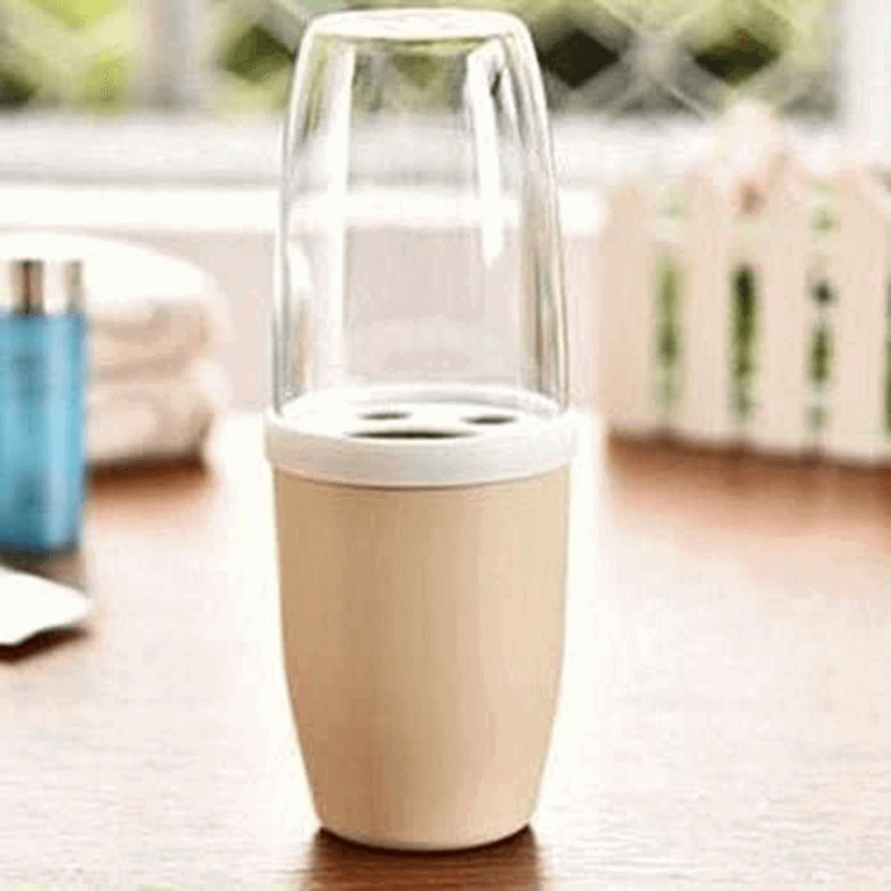 Family toothpaste and toothbrush kit holder