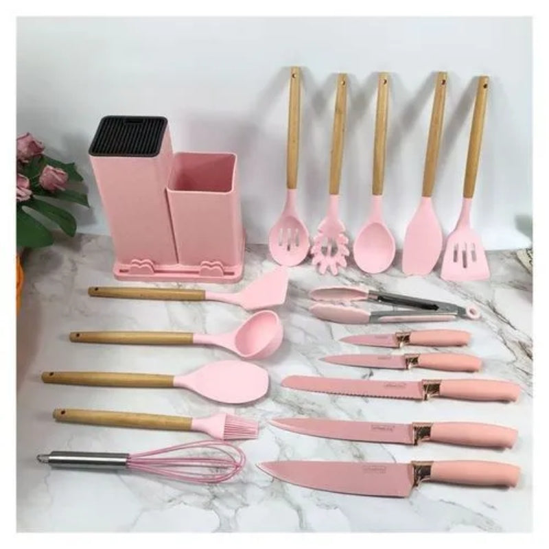 20 pcs kitchenware silicon utensil spoon - Prozone