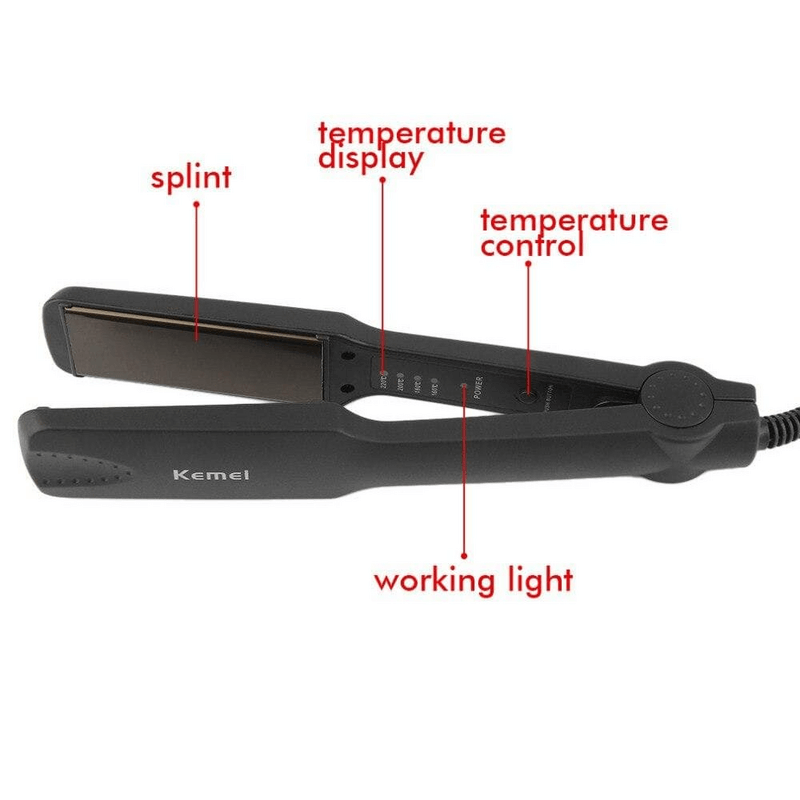 kemei professional hair straightener- hair care styling tool