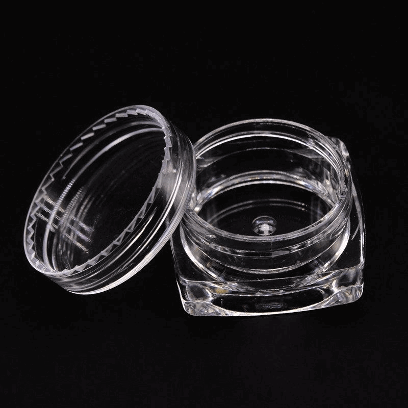 12pcs storage plastic bottle for jewelry cosmetics accessories- round small 