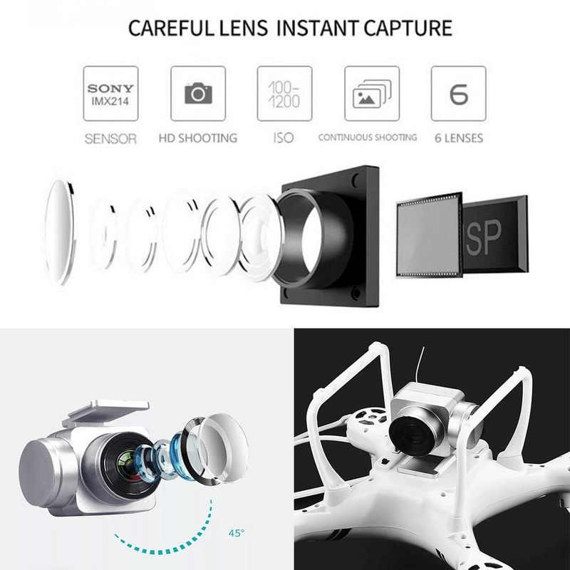 Koome quadrone k3c rc quadcopter hd camera wifi