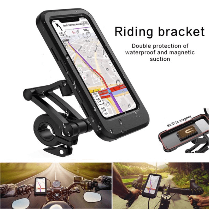 Bike 360 rotating waterproof mobile holder