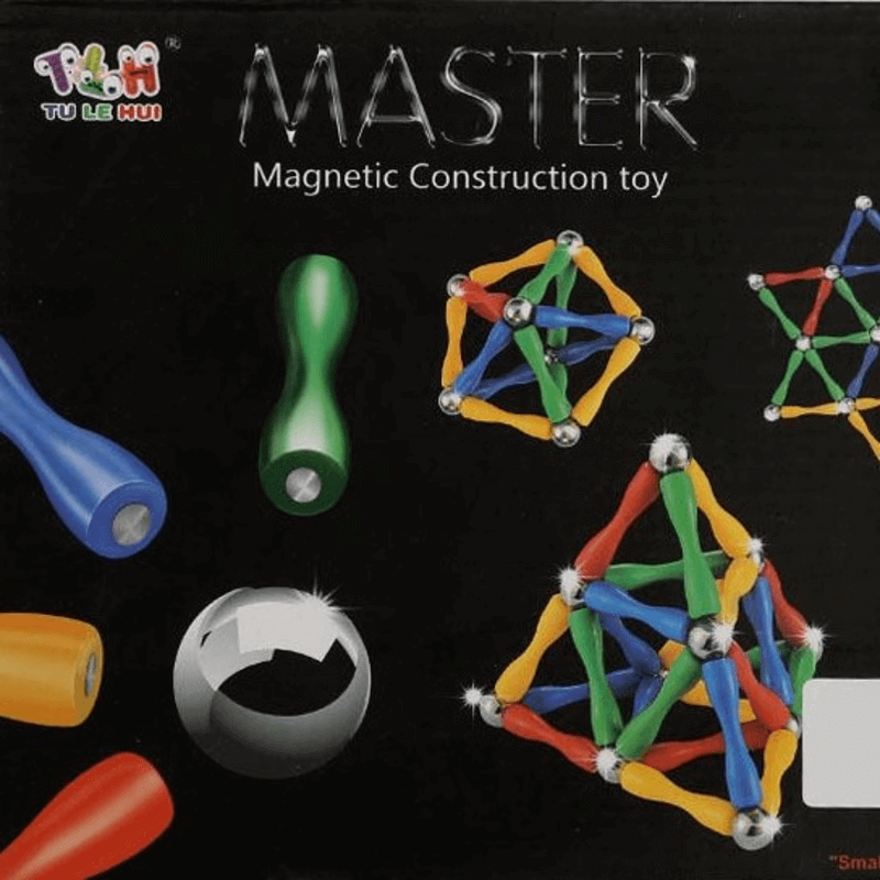 Magnetic construction building blocks 124 pcs