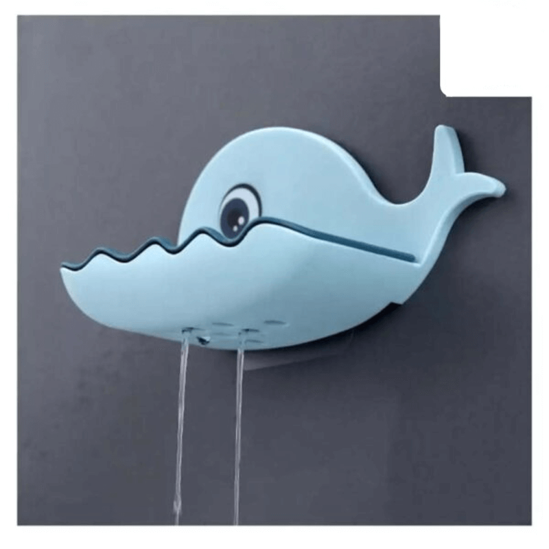 Double layer whale drain soap box