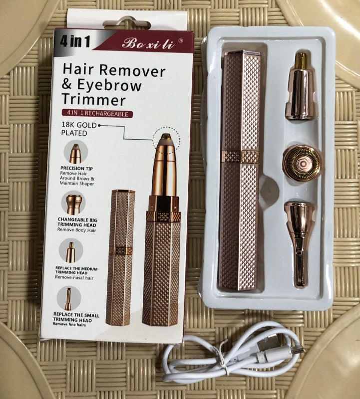 2 in 1 eyebrow and facial hair chargeable machine - Prozone