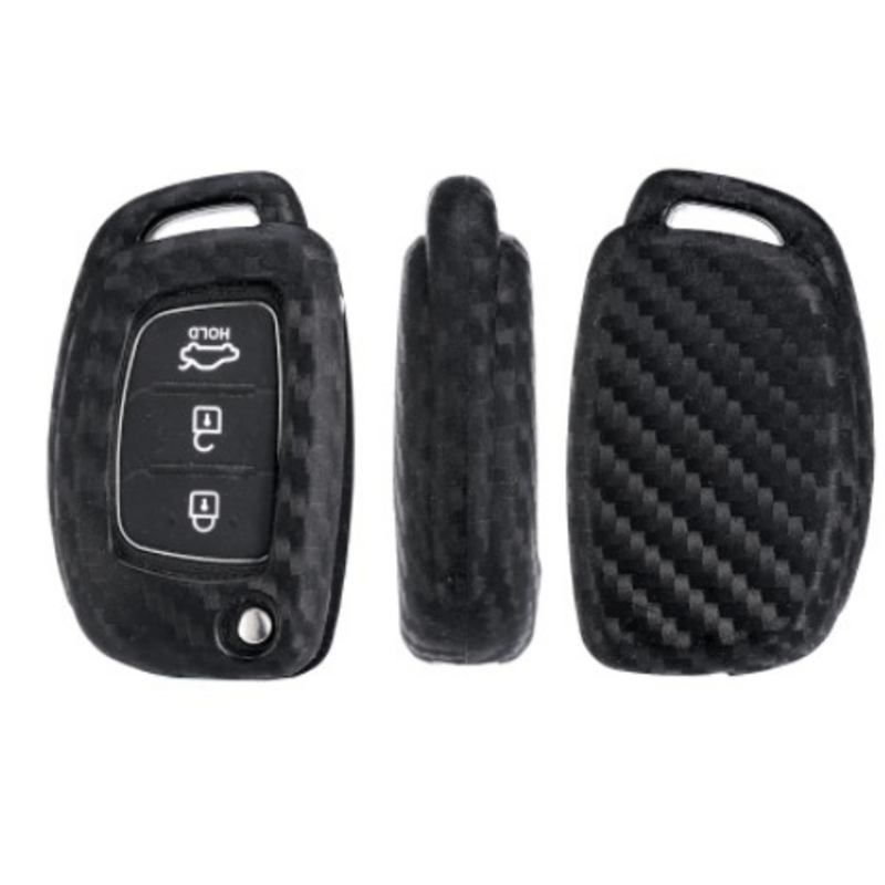 Carbon car key cover hyundai tucson