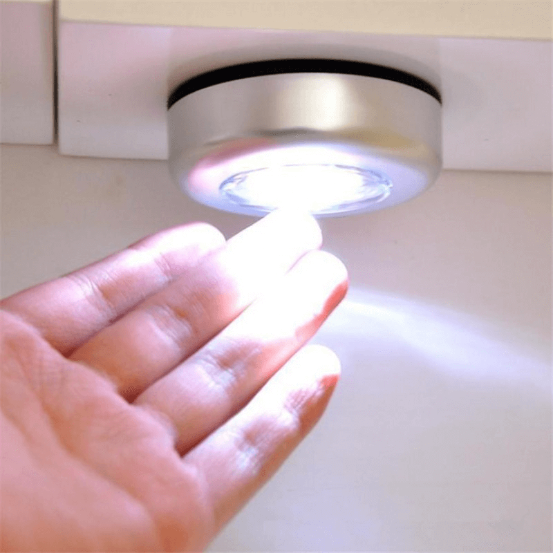 Self stick touch lamp led tap light