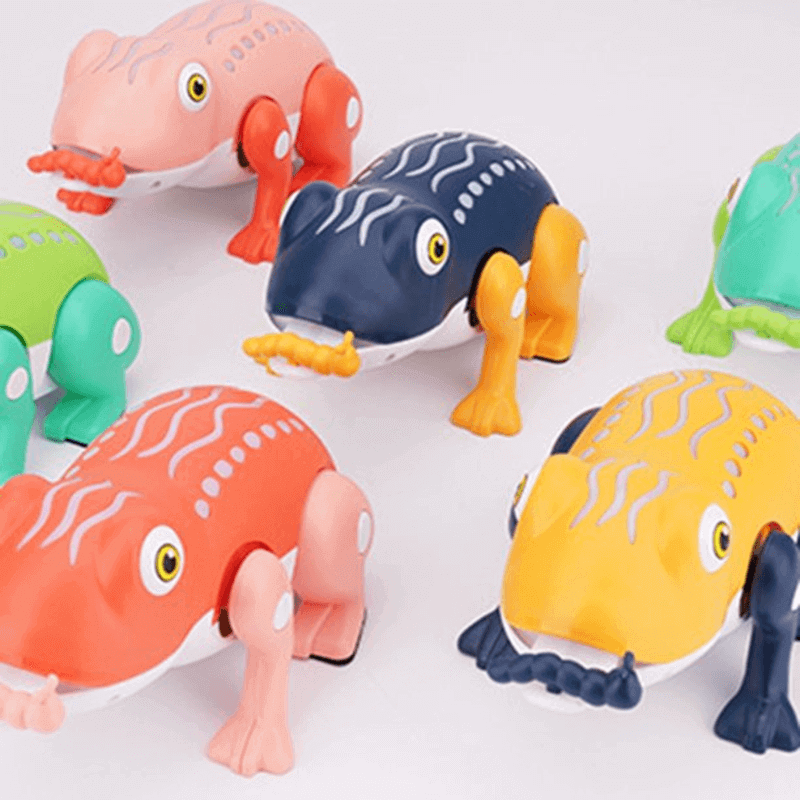 Electric dancing frog robot toy