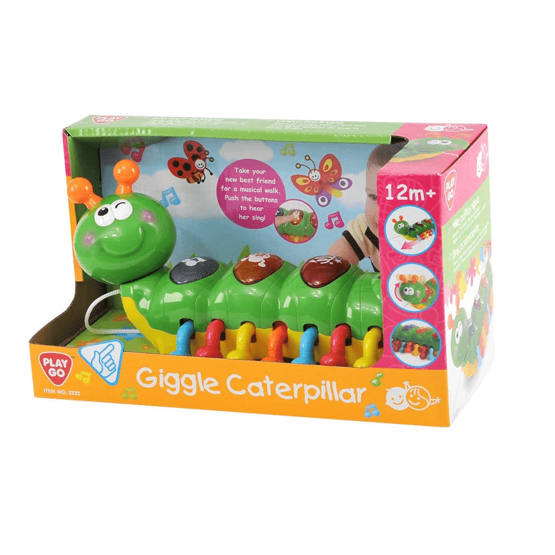 Giggle caterpillar kids musical toy